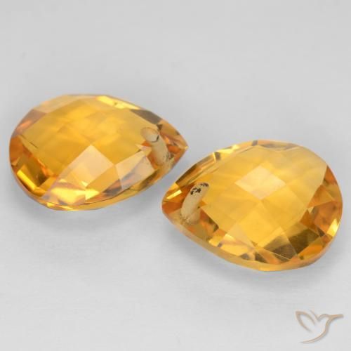 Shop natural 7.39ct ダークゴールデン シトリン gems, 洋梨の形, from ブラジル at GemSelect. In stock, global shipping!