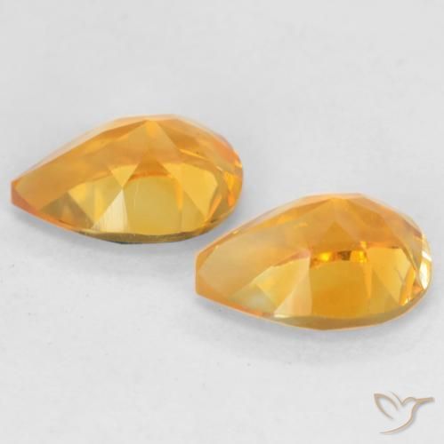 Shop natural 1.33ct 濃いオレンジゴールド シトリン gems, 洋梨の形, from ブラジル at GemSelect. In stock, global shipping!