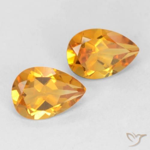 Shop natural 1.33ct オレンジゴールド シトリン gems, 洋梨の形, from ブラジル at GemSelect. In stock, global shipping!