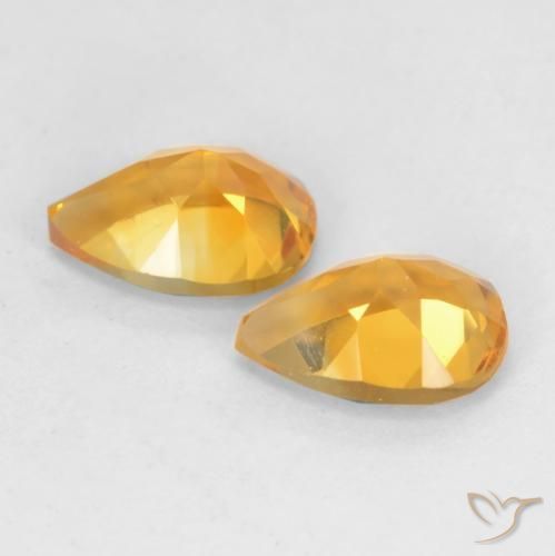Shop natural 1.33ct オレンジゴールド シトリン gems, 洋梨の形, from ブラジル at GemSelect. In stock, global shipping!