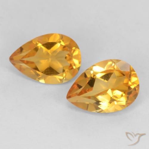 Shop natural 1.27ct ダークオレンジゴールド シトリン gems, 洋梨の形, from ブラジル at GemSelect. In stock, global shipping!
