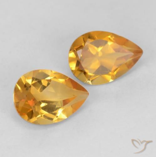 Shop natural 1.27ct ダークオレンジゴールド シトリン gems, 洋梨の形, from ブラジル at GemSelect. In stock, global shipping!