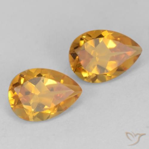Shop natural 1.48ct ダークオレンジゴールド シトリン gems, 洋梨の形, from ブラジル at GemSelect. In stock, global shipping!