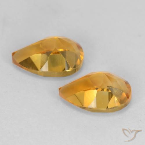 Shop natural 1.48ct ダークオレンジゴールド シトリン gems, 洋梨の形, from ブラジル at GemSelect. In stock, global shipping!