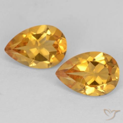 Shop natural 1.28ct ダークオレンジゴールド シトリン gems, 洋梨の形, from ブラジル at GemSelect. In stock, global shipping!