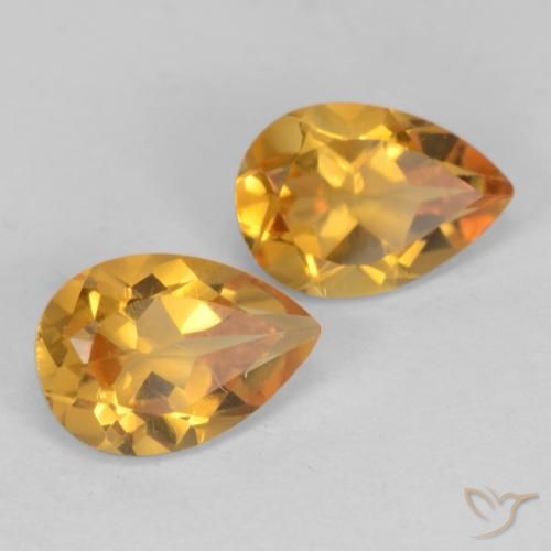 Shop natural 1.28ct ダークオレンジゴールド シトリン gems, 洋梨の形, from ブラジル at GemSelect. In stock, global shipping!