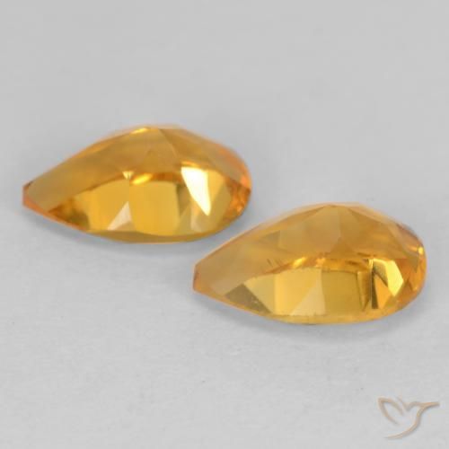 Shop natural 1.28ct ダークオレンジゴールド シトリン gems, 洋梨の形, from ブラジル at GemSelect. In stock, global shipping!