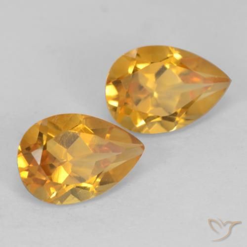 Shop natural 1.31ct ダークゴールデン シトリン gems, 洋梨の形, from ブラジル at GemSelect. In stock, global shipping!
