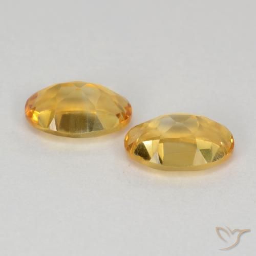Shop natural 0.80ct ゴールドオレンジ シトリン gems, 楕円形, from ブラジル at GemSelect. In stock, global shipping!