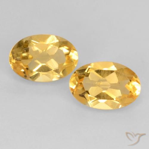 Shop natural 0.80ct ミディアムゴールド シトリン gems, 楕円形, from ブラジル at GemSelect. In stock, global shipping!