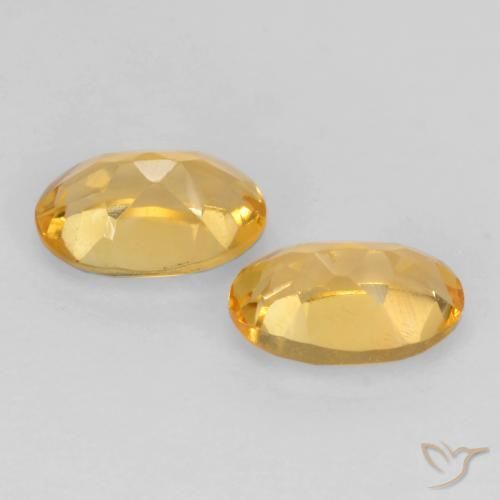 Shop natural 0.80ct ミディアムゴールド シトリン gems, 楕円形, from ブラジル at GemSelect. In stock, global shipping!