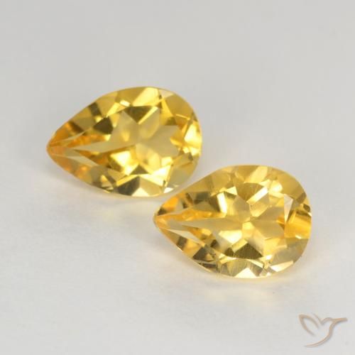 Shop natural 1.20ct ゴールドオレンジ シトリン gems, 洋梨の形, from ブラジル at GemSelect. In stock, global shipping!