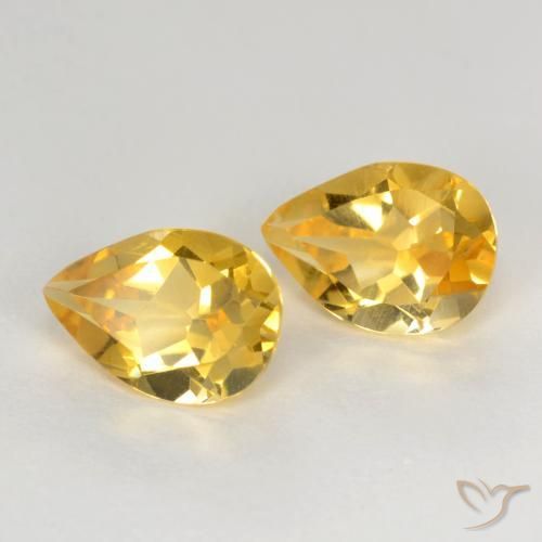 Shop natural 1.20ct ゴールドオレンジ シトリン gems, 洋梨の形, from ブラジル at GemSelect. In stock, global shipping!