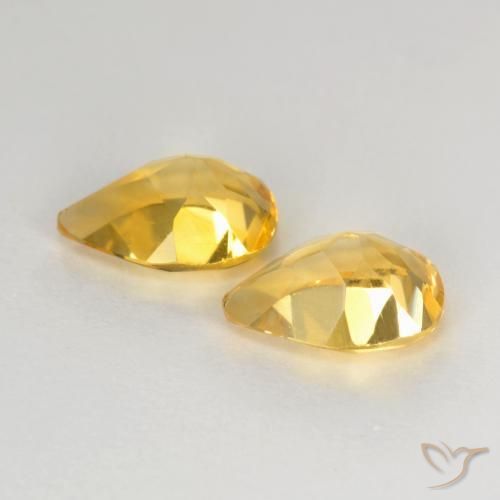 Shop natural 1.20ct ゴールドオレンジ シトリン gems, 洋梨の形, from ブラジル at GemSelect. In stock, global shipping!