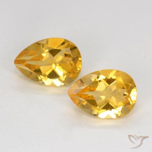 Shop natural 1.42ct ミディアムダークゴールデン シトリン gems, 洋梨の形, from ブラジル at GemSelect. In stock, global shipping!