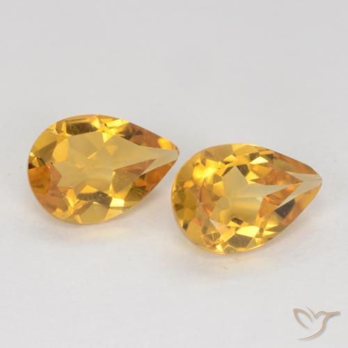 Shop natural 1.18ct 濃いゴールデンオレンジ シトリン gems, 洋梨の形, from ブラジル at GemSelect. In stock, global shipping!