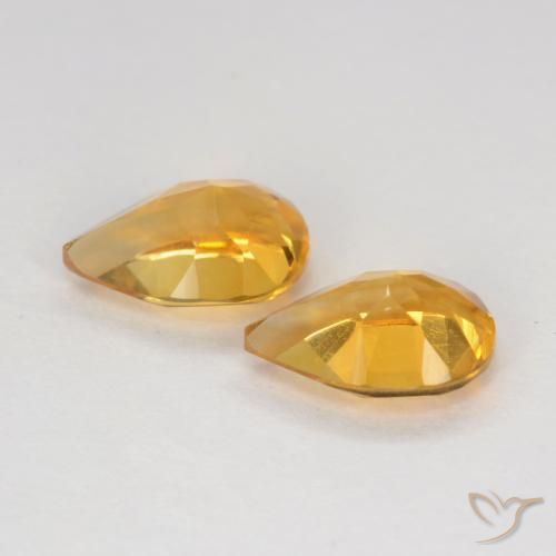 Shop natural 1.18ct 濃いゴールデンオレンジ シトリン gems, 洋梨の形, from ブラジル at GemSelect. In stock, global shipping!