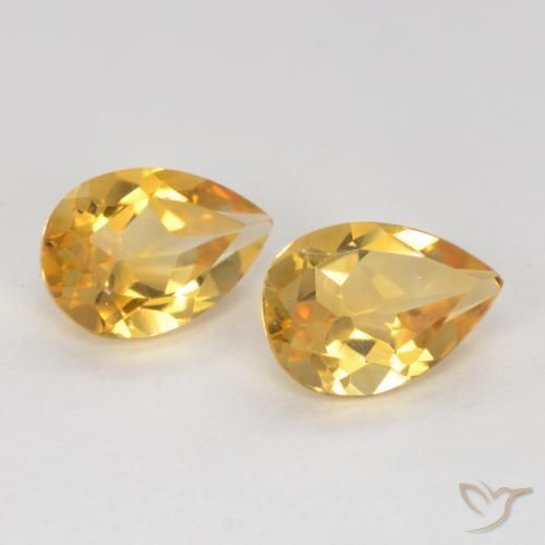 Shop natural 1.31ct 明るいゴールド シトリン gems, 洋梨の形, from ブラジル at GemSelect. In stock, global shipping!