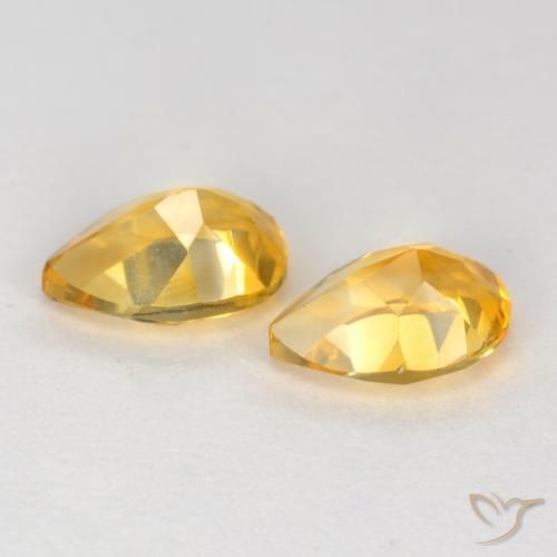 Shop natural 1.31ct 明るいゴールド シトリン gems, 洋梨の形, from ブラジル at GemSelect. In stock, global shipping!