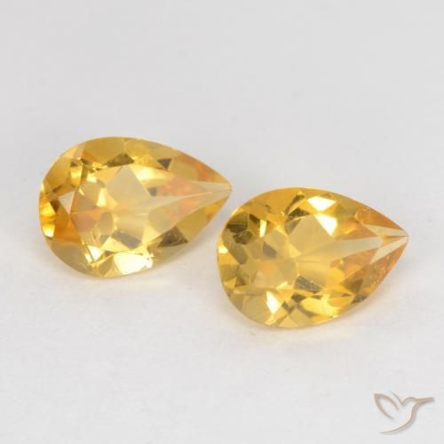 Shop natural 1.17ct ミディアムゴールド シトリン gems, 洋梨の形, from ブラジル at GemSelect. In stock, global shipping!
