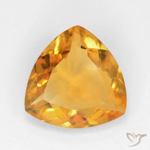 1.88ct 天然 オレンジゴールド シトリン, トリリオン, VVS-VS