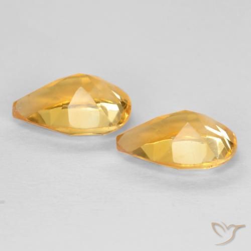 Shop natural 1.25ct 濃いゴールデンオレンジ シトリン gems, 洋梨の形, from ブラジル at GemSelect. In stock, global shipping!