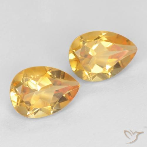 Shop natural 1.44ct 明るいゴールド シトリン gems, 洋梨の形, from ブラジル at GemSelect. In stock, global shipping!