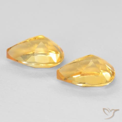 Shop natural 1.44ct 明るいゴールド シトリン gems, 洋梨の形, from ブラジル at GemSelect. In stock, global shipping!