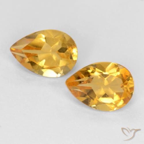 Shop natural 1.29ct ミディアムダークゴールデン シトリン gems, 洋梨の形, from ブラジル at GemSelect. In stock, global shipping!