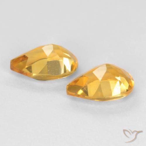 Shop natural 1.29ct ミディアムダークゴールデン シトリン gems, 洋梨の形, from ブラジル at GemSelect. In stock, global shipping!