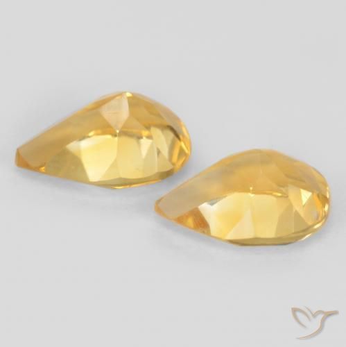 Shop natural 1.23ct ゴールド シトリン gems, 洋梨の形, from ブラジル at GemSelect. In stock, global shipping!