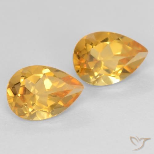 Shop natural 1.29ct ゴールド シトリン gems, 洋梨の形, from ブラジル at GemSelect. In stock, global shipping!