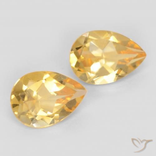 Shop natural 1.25ct ゴールド シトリン gems, 洋梨の形, from ブラジル at GemSelect. In stock, global shipping!