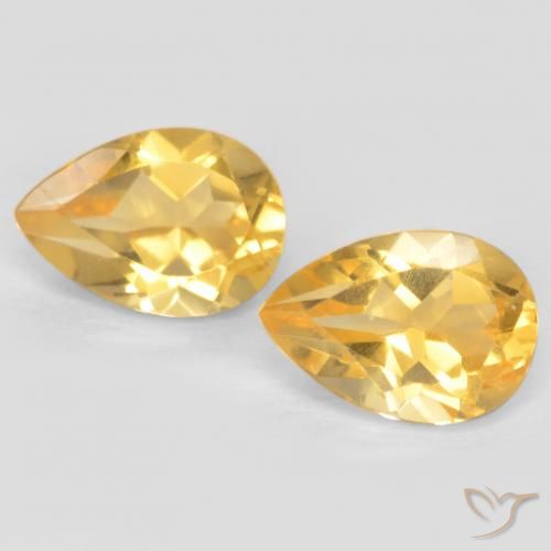 Shop natural 1.38ct ミディアムゴールド シトリン gems, 洋梨の形, from ブラジル at GemSelect. In stock, global shipping!