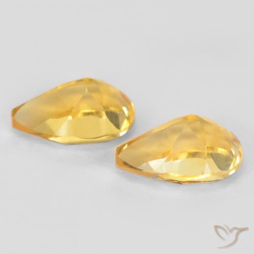 Shop natural 1.38ct ミディアムゴールド シトリン gems, 洋梨の形, from ブラジル at GemSelect. In stock, global shipping!