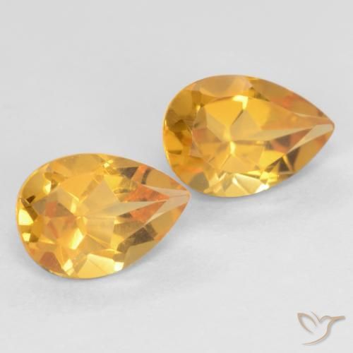 Shop natural 1.28ct オレンジゴールド シトリン gems, 洋梨の形, from ブラジル at GemSelect. In stock, global shipping!