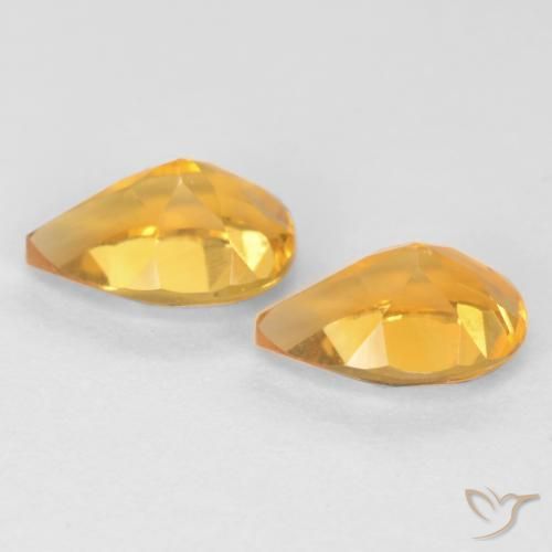 Shop natural 1.28ct オレンジゴールド シトリン gems, 洋梨の形, from ブラジル at GemSelect. In stock, global shipping!