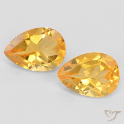 Shop natural 1.49ct ミディアムゴールド シトリン gems, 洋梨の形, from ブラジル at GemSelect. In stock, global shipping!