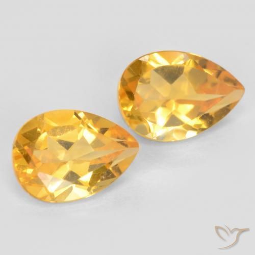 Shop natural 1.49ct ミディアムゴールド シトリン gems, 洋梨の形, from ブラジル at GemSelect. In stock, global shipping!