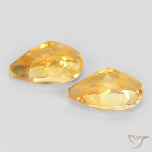 Shop natural 1.49ct ミディアムゴールド シトリン gems, 洋梨の形, from ブラジル at GemSelect. In stock, global shipping!