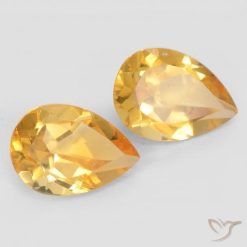 Shop natural 1.28ct ゴールド シトリン gems, 洋梨の形, from ブラジル at GemSelect. In stock, global shipping!
