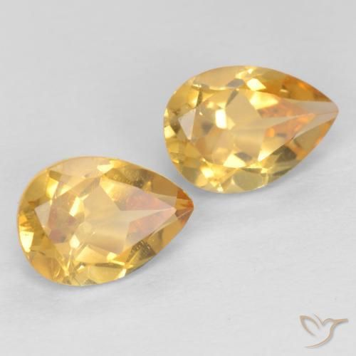 Shop natural 1.37ct ミディアムゴールド シトリン gems, 洋梨の形, from ブラジル at GemSelect. In stock, global shipping!