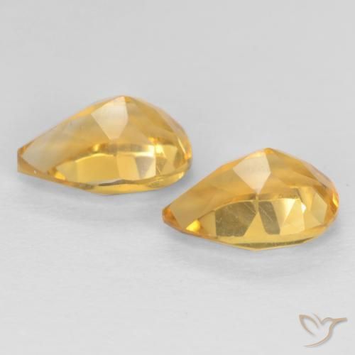 Shop natural 1.37ct ミディアムゴールド シトリン gems, 洋梨の形, from ブラジル at GemSelect. In stock, global shipping!