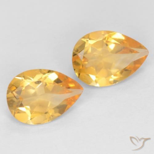 Shop natural 1.18ct オレンジゴールド シトリン gems, 洋梨の形, from ブラジル at GemSelect. In stock, global shipping!