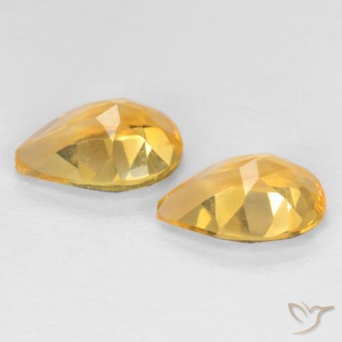 Shop natural 1.18ct オレンジゴールド シトリン gems, 洋梨の形, from ブラジル at GemSelect. In stock, global shipping!