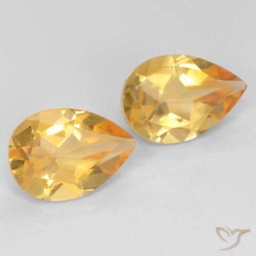Shop natural 1.23ct オレンジゴールド シトリン gems, 洋梨の形, from ブラジル at GemSelect. In stock, global shipping!