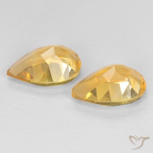 Shop natural 1.23ct オレンジゴールド シトリン gems, 洋梨の形, from ブラジル at GemSelect. In stock, global shipping!