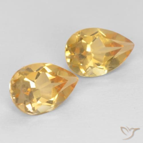 Shop natural 1.27ct オレンジゴールド シトリン gems, 洋梨の形, from ブラジル at GemSelect. In stock, global shipping!
