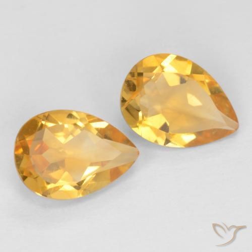 Shop natural 1.18ct 濃いゴールデンオレンジ シトリン gems, 洋梨の形, from ブラジル at GemSelect. In stock, global shipping!