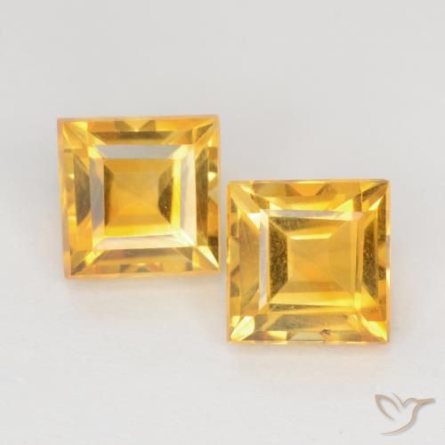Shop natural 2.39ct ミディアムゴールデン シトリン gems, 四角形, from ブラジル at GemSelect. In stock, global shipping!